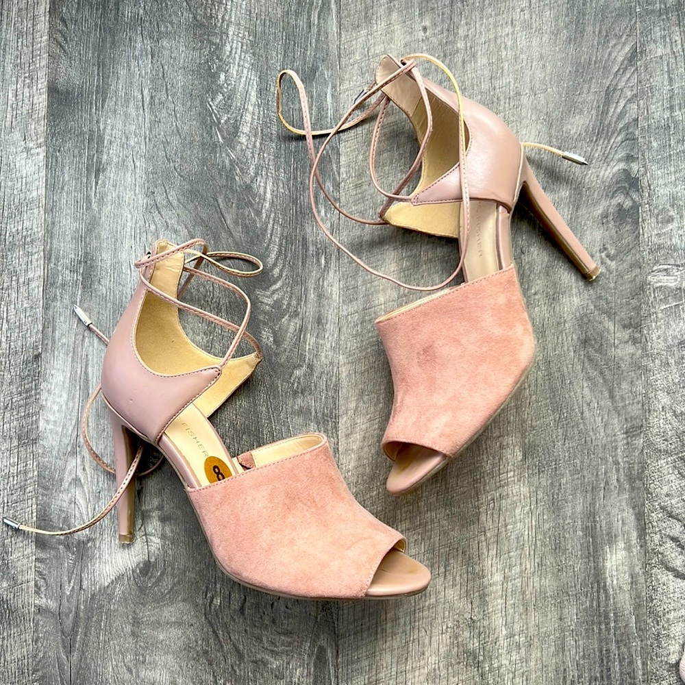 Mark Fisher Mauve Strap Heels